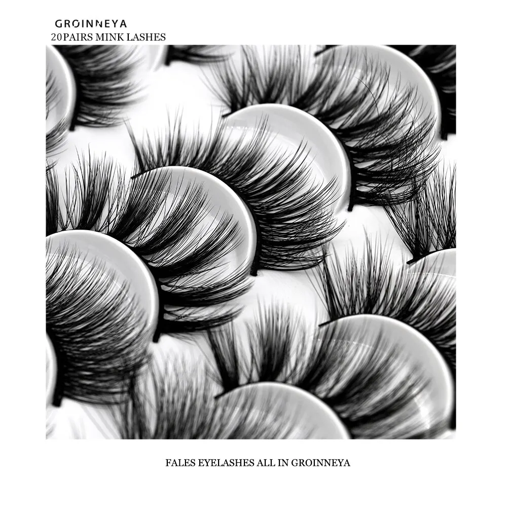 Cílios Postiços GROINNEYA-3D Mink - Imagem 4