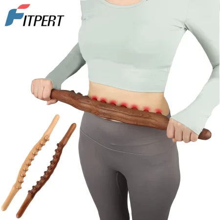 Bastão de massagem de madeira para Drenagem Linfática